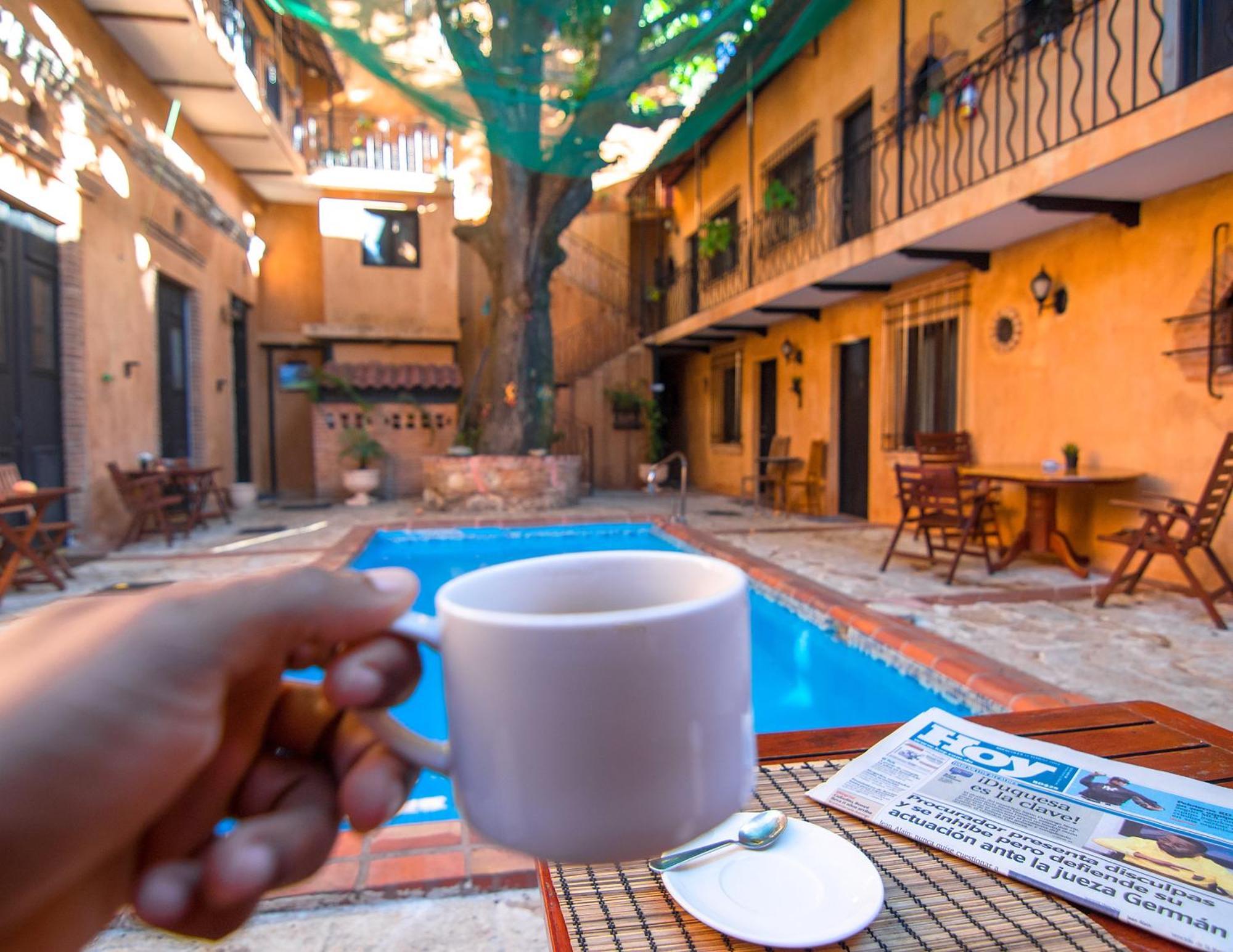 Habitación, desayuno, jacuzzi y piscina Santo Domingo Exterior foto
